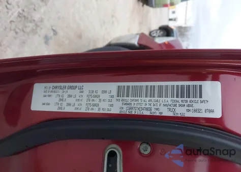 2014 Ram 1500 Big Horn from USA, damaged, VIN 1C6RR7GTXES470836